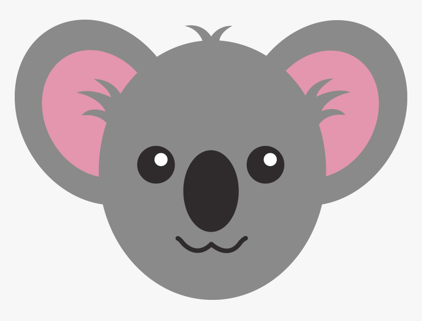 Draw A Koala Face, HD Png Download, Free Download