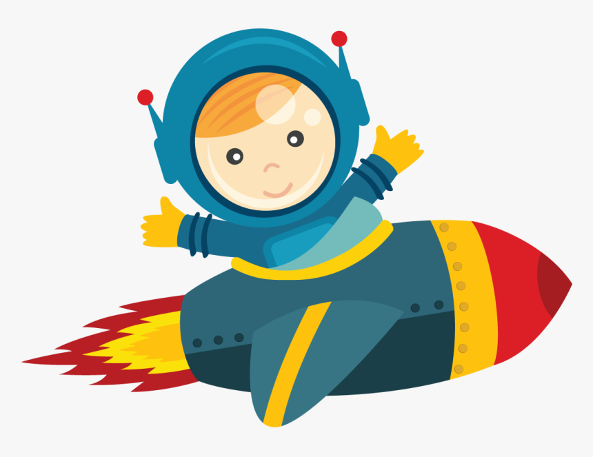 Astronaut Cartoon Png - Baby Astronaut Clipart, Transparent Png, Free Download