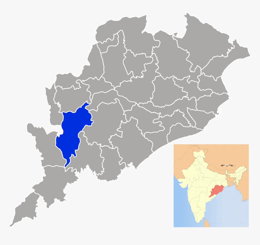 Jharsuguda In Odisha Map, HD Png Download, Free Download