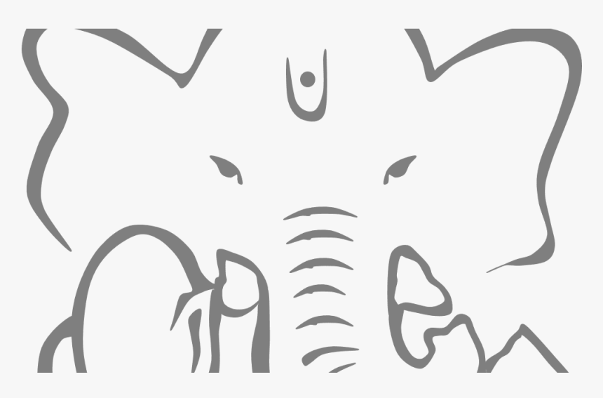 Ganesha Drawing , Png Download - Ganesh Chaturthi Drawing Easy, Transparent Png, Free Download