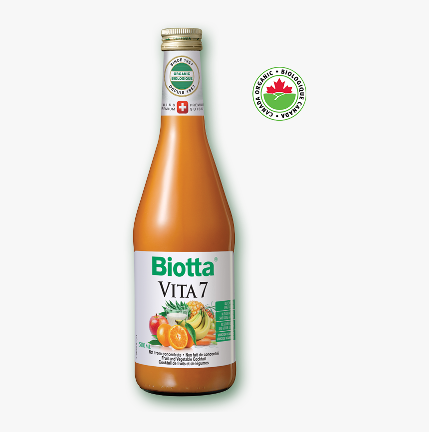 Biotta® Vita 7 Juice - Biotta Vita 7 Juice 500ml, HD Png Download, Free Download