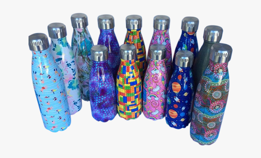 A Mix Photo Of All The New Designs In The Personalised - Oasis Drink Bottles Australia, HD Png Download, Free Download