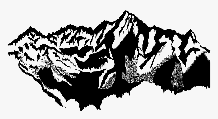 Mountain Vector Png - Mountain Vector Png Black, Transparent Png, Free Download