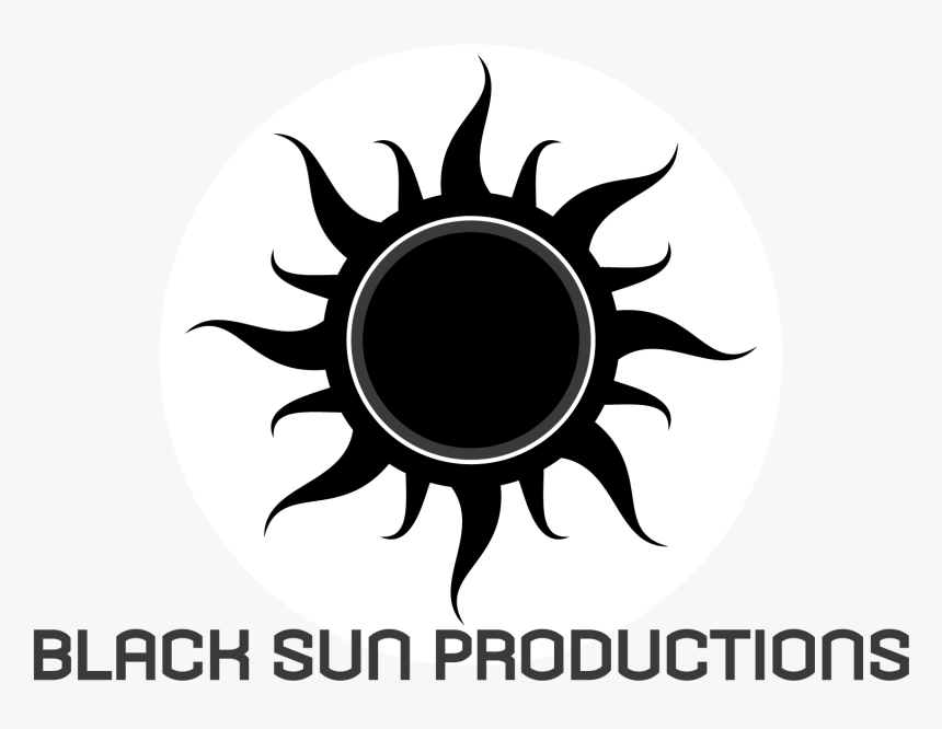 Sun Png Hd B Lack , Png Download - Black Sun Logo Png, Transparent Png, Free Download