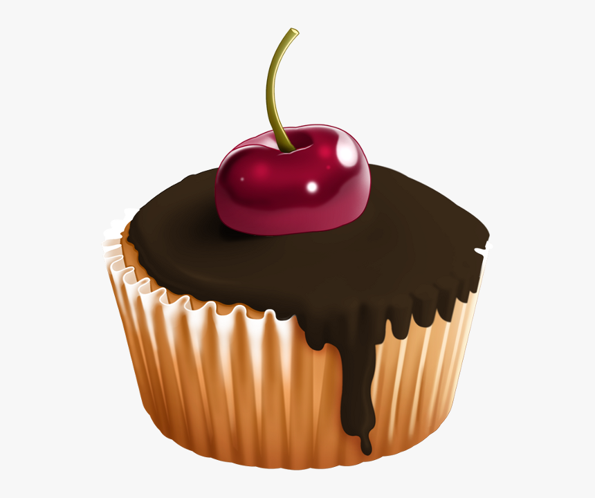 Gateaux,tubes Muffins, Birthday Cake, Tube, Clip Art, - Black Cherry, HD Png Download, Free Download