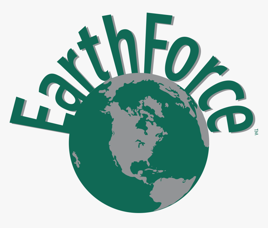 Logo Earth Force Vector Cdr & Png Hd - Globe Clip Art, Transparent Png, Free Download