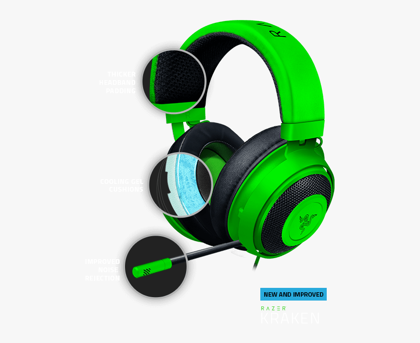 Razer Kraken - Razer Headphones, HD Png Download, Free Download