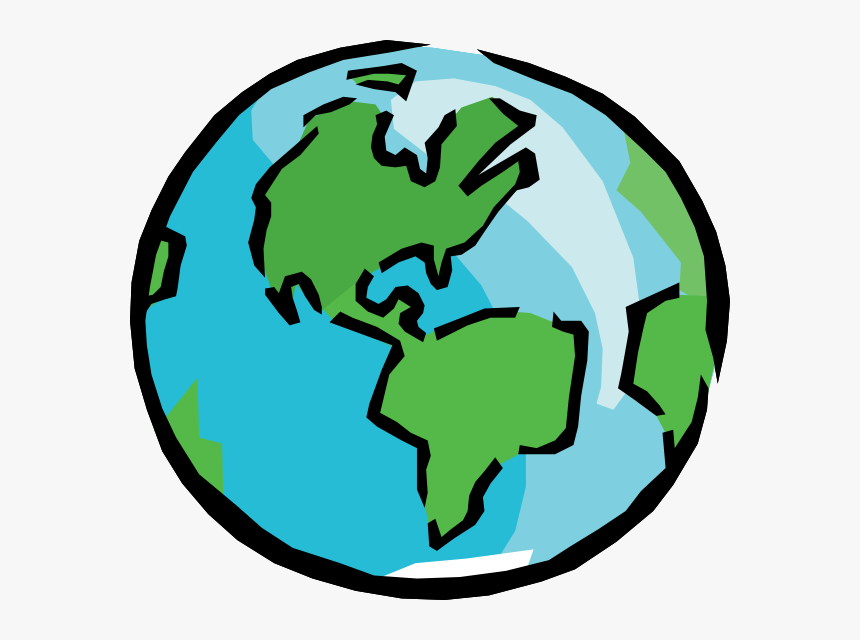 Earth Cartoon - World Clipart, HD Png Download, Free Download