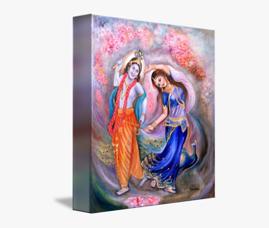 Picture Royalty Free Download Radha By Banu Natarajan - Holi Radha Krishna Art, HD Png Download, Free Download