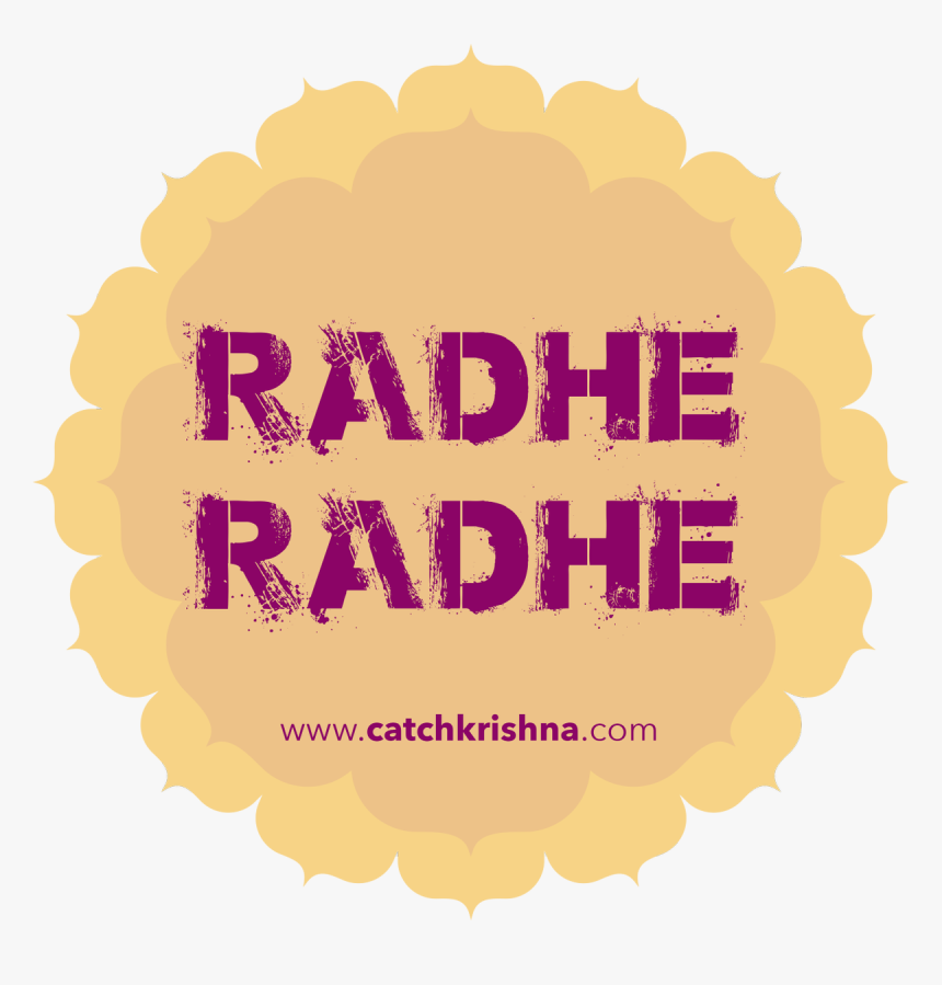Radhe Radhe Png Text, Transparent Png, Free Download