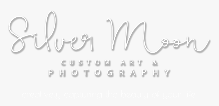 Silver Moon Custom Art & Photography - Calligraphy, HD Png Download, Free Download