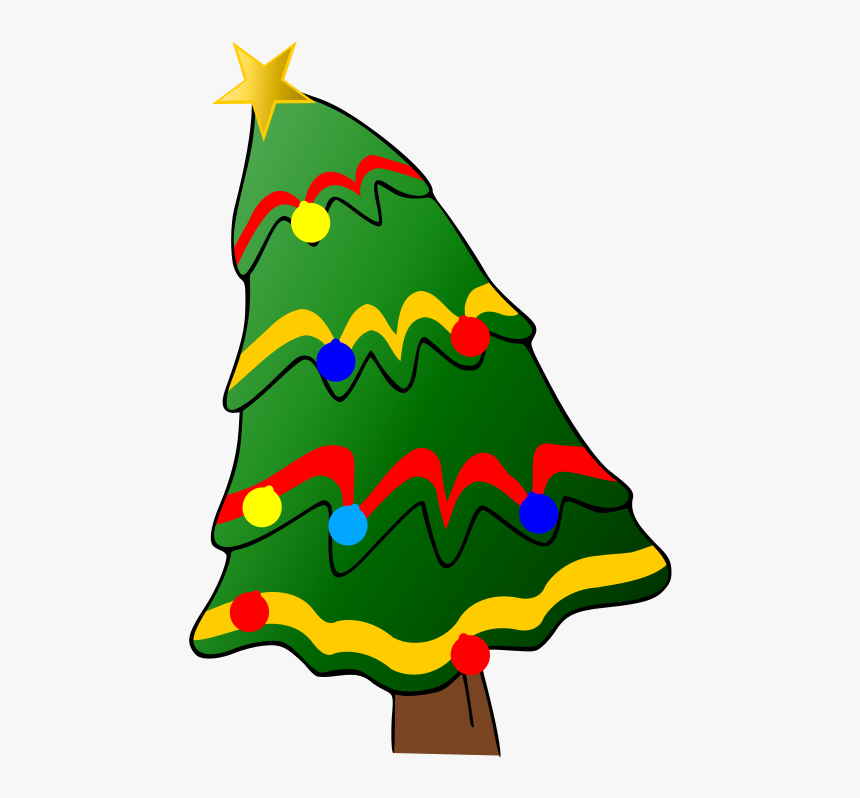 Christmas Trees Pictures Clip Art - Falling Christmas Tree Clipart, HD Png Download, Free Download