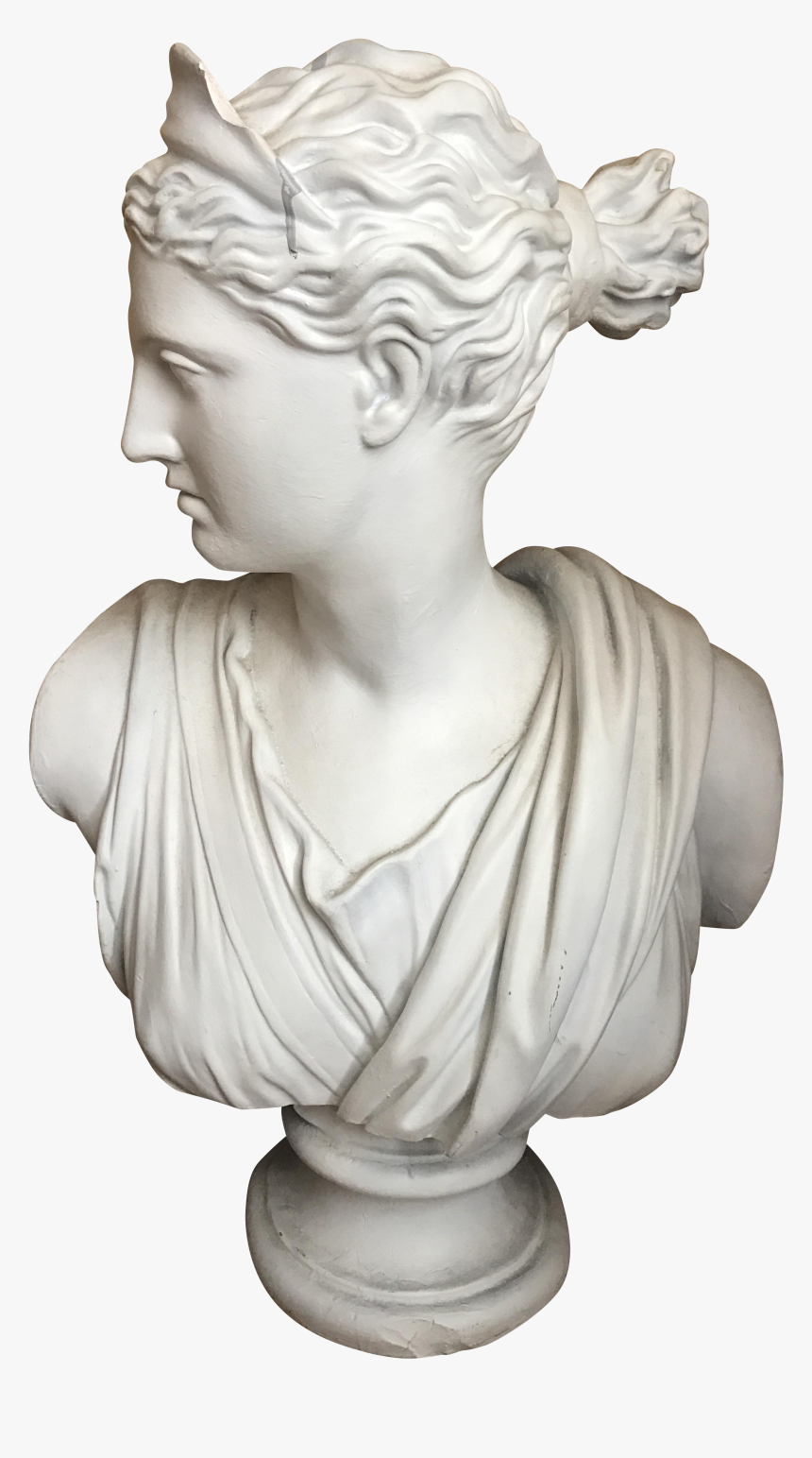 Vintage Garden Goddess Bust - Bust, HD Png Download, Free Download