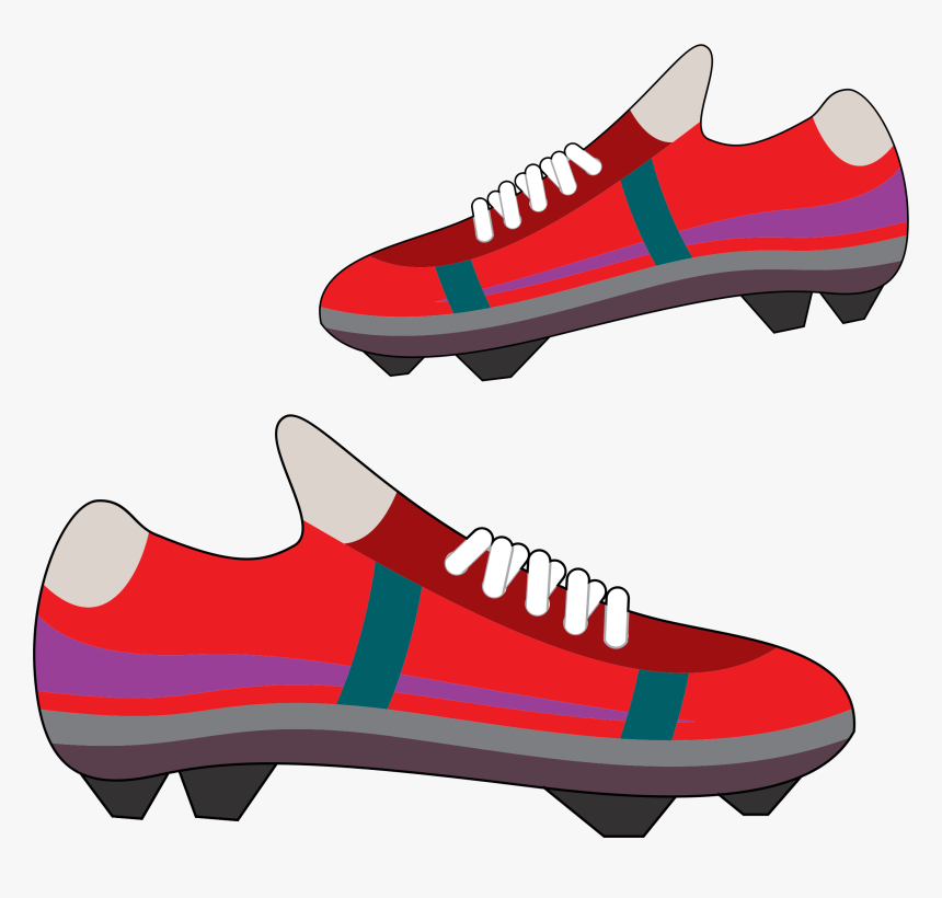 Football Shoes Clip Arts - Clip Art Soccer Shoes, HD Png Download, Free Download