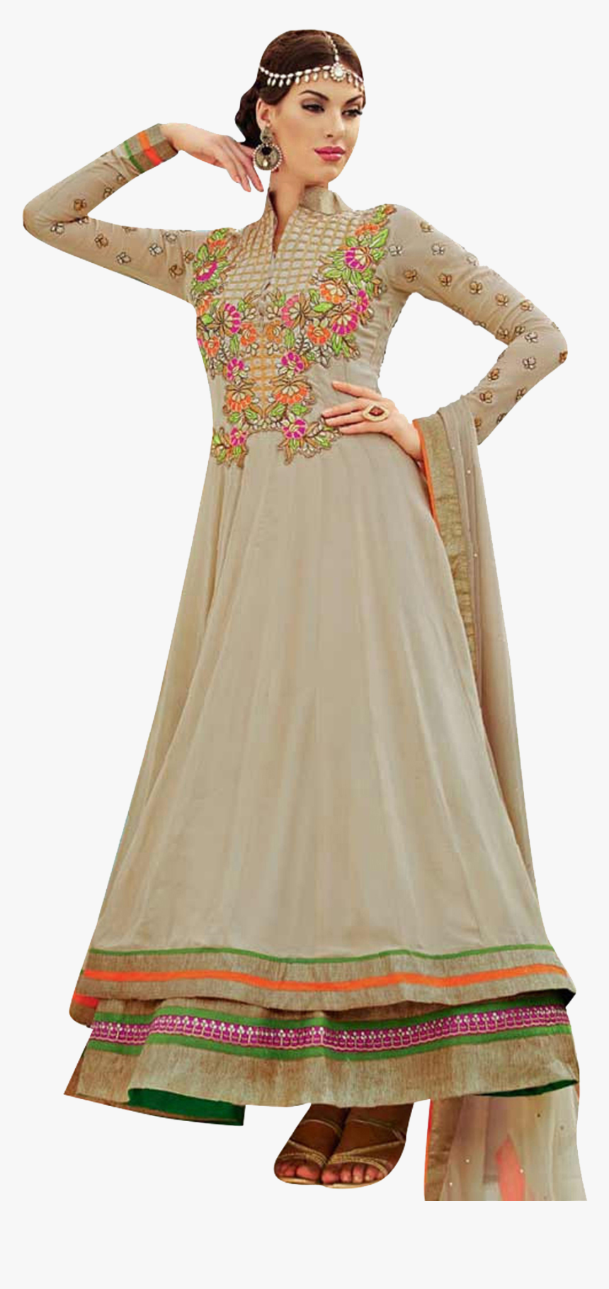 Anarkali Dress Png, Transparent Png, Free Download