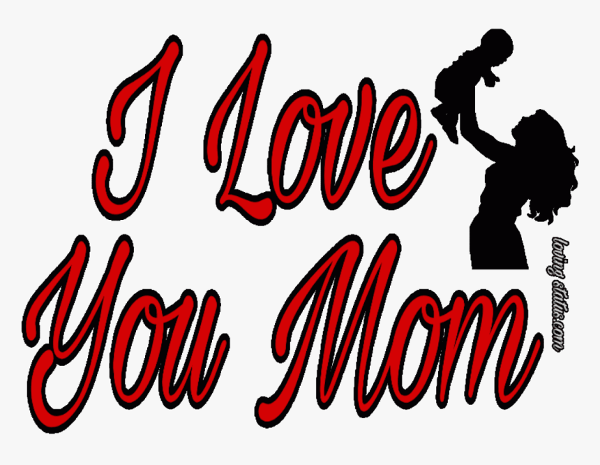 Mom Love Quotes-love You Mom - Mommy And Baby, HD Png Download, Free Download