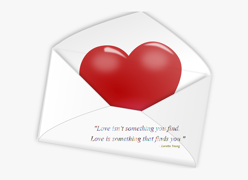 Transparent Love Quotes Png - Love Envelope Clipart Png, Png Download, Free Download