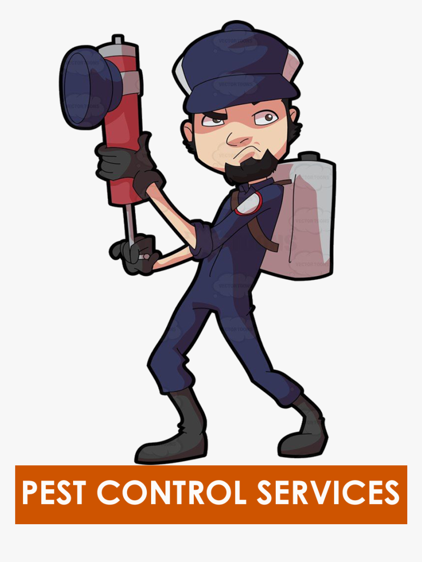 To Another City Or Abroad, We Are Here To Help You - Exterminator Cartoon, HD Png Download, Free Download