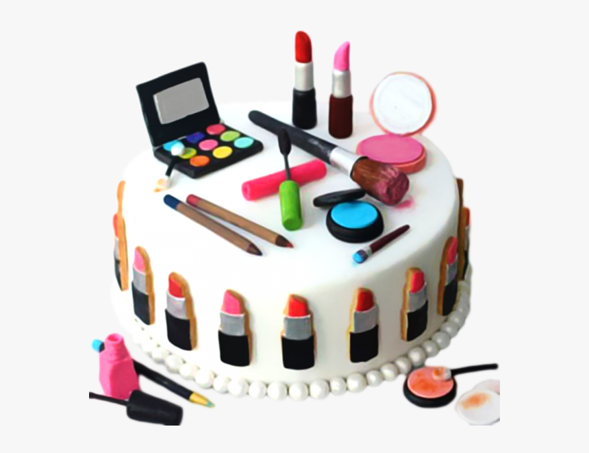 Makeup Kit Cake 2kg - Cosmetic Birthday Cake, HD Png Download, Free Download