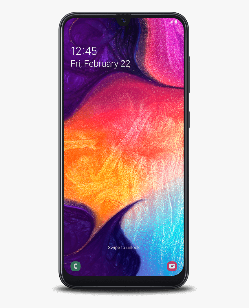 Undefined Black Front - Samsung Galaxy A50, HD Png Download, Free Download