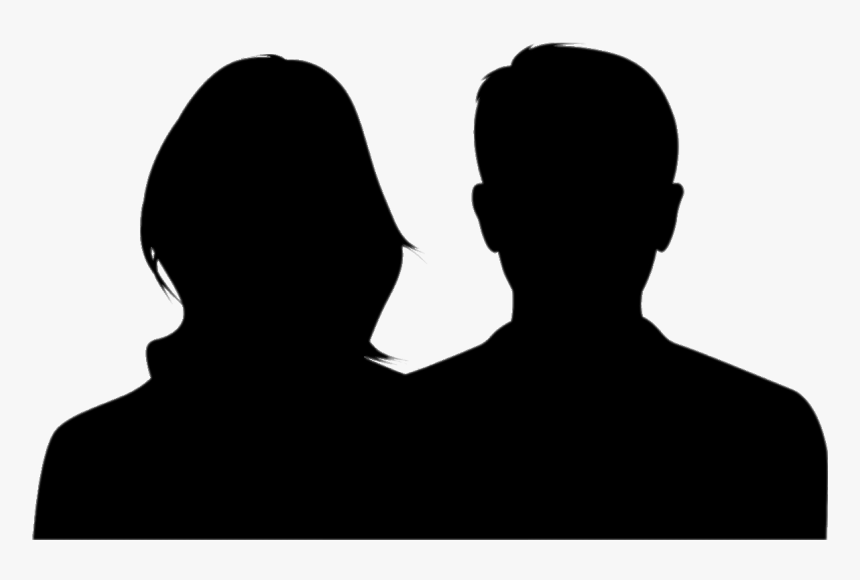 Couple Clip Arts - Male And Female Head Silhouette, HD Png Download, Free Download