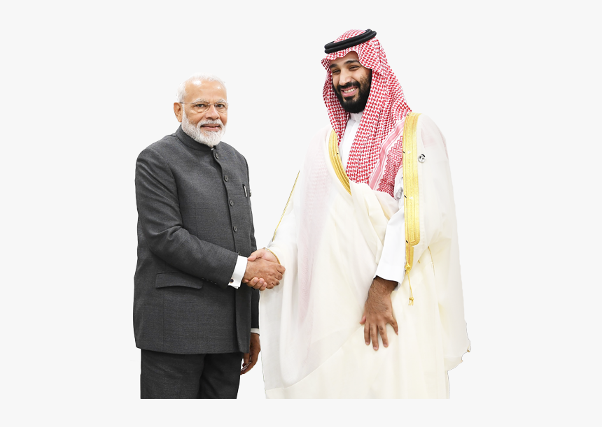 Modi Meet Mohammed Bin Salman, HD Png Download, Free Download