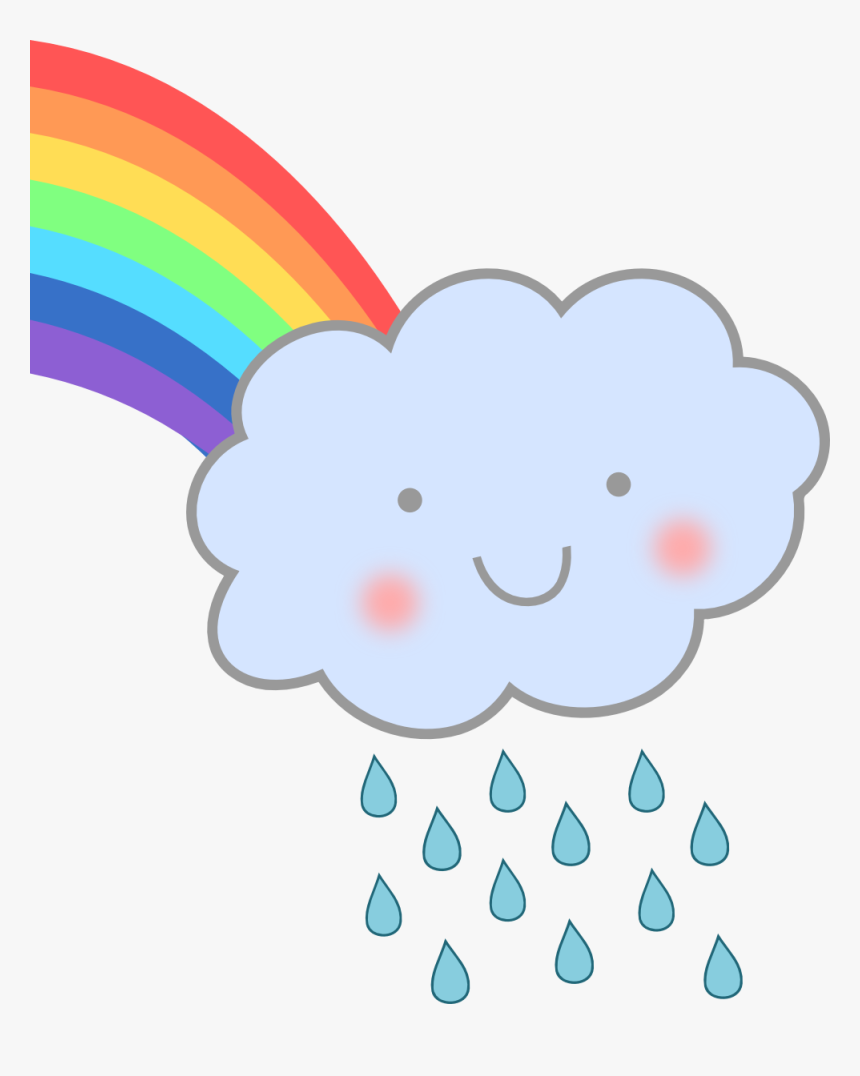 Clip Art Cartoon Rain, HD Png Download, Free Download