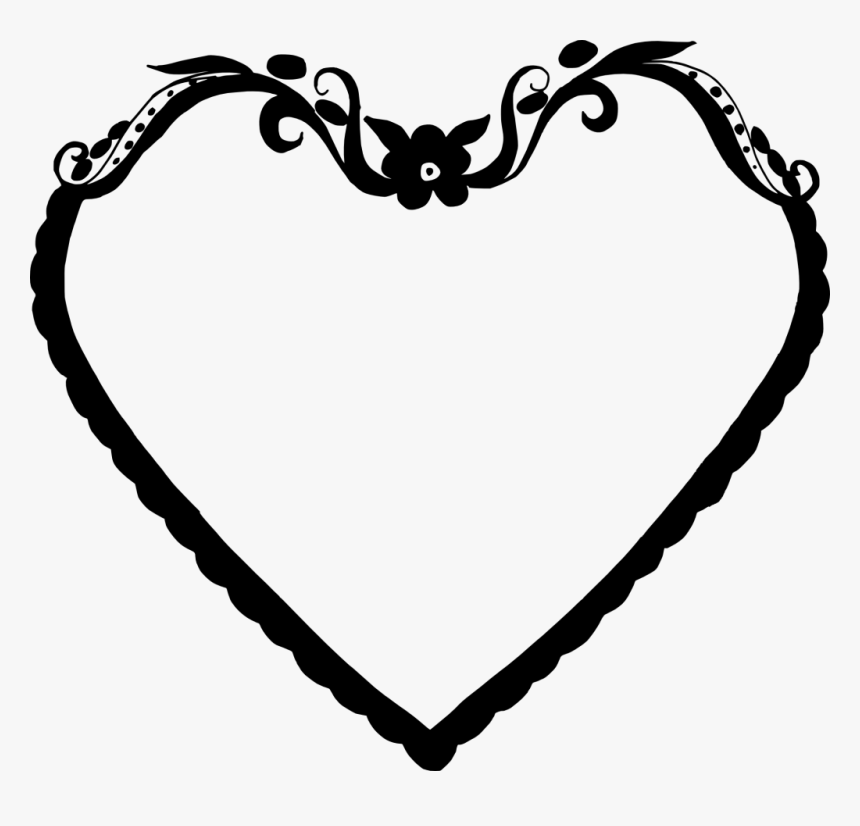 Love Heart Frames Png - Transparent Heart Vector Png, Png Download, Free Download