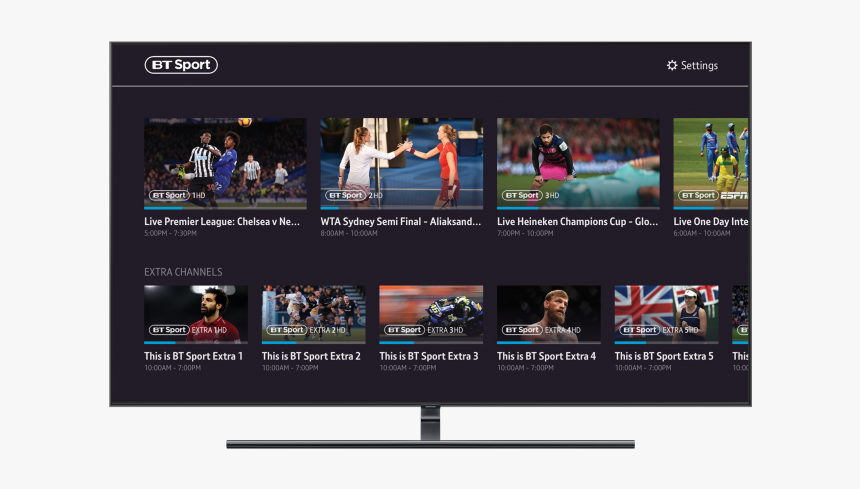 Bt Sport App Samsung Tv, HD Png Download, Free Download