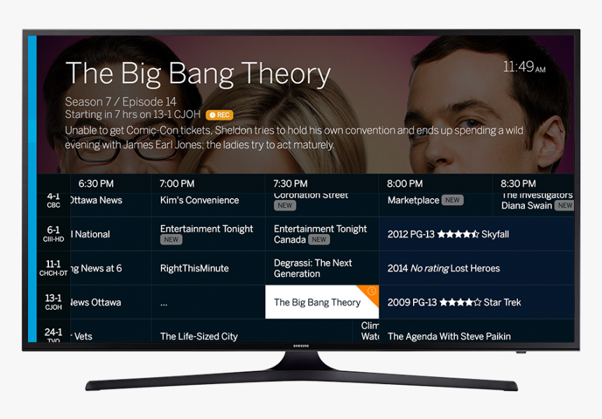 Tablo Samsung Live Tv - Computer Monitor, HD Png Download, Free Download