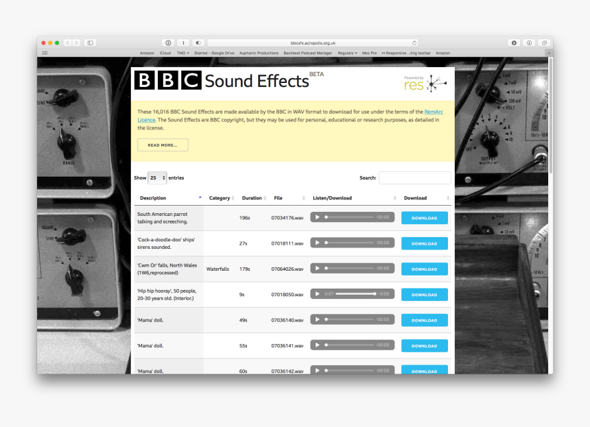 Bbc Just Released 16,016 Sound Effects For Free - Bbc, HD Png Download, Free Download