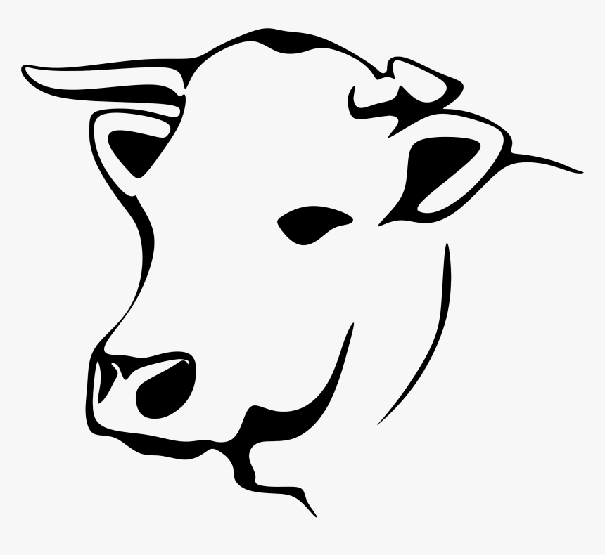 White Cow Png High-quality Image - Line Art Cow Png, Transparent Png, Free Download