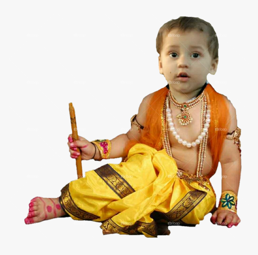 Krishna , Png Download - Krishna Janmashtami Images For Kids, Transparent Png, Free Download