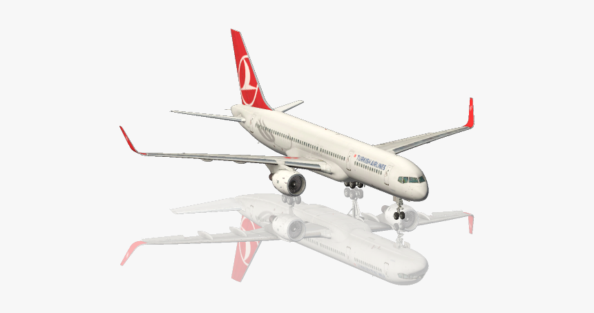 Turkish Airlines Plane Transparent Png, Png Download, Free Download