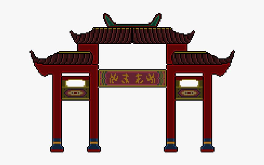 Temple Oranges Png - Transparent Chinese Temple Clipart, Png Download, Free Download
