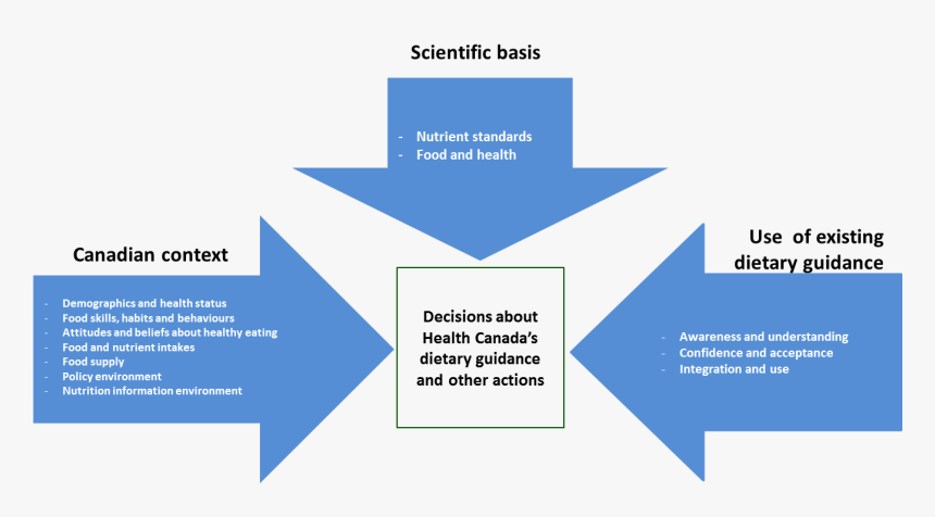 Key Input Areas To Inform Decisions About Dietary Guidance - Canada Health Standards, HD Png Download, Free Download