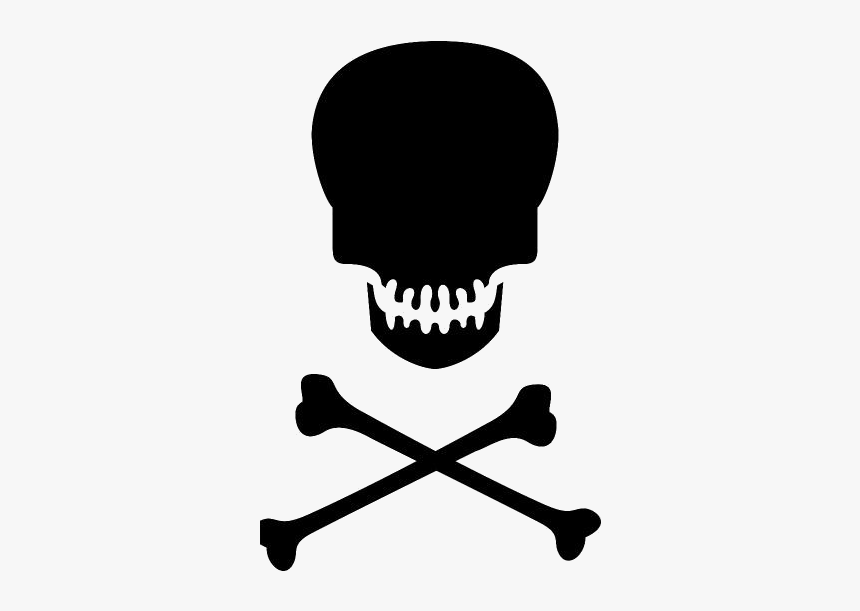 Skull And Crossbones Png Transparent Images - Poison Sign And Meaning, Png Download, Free Download