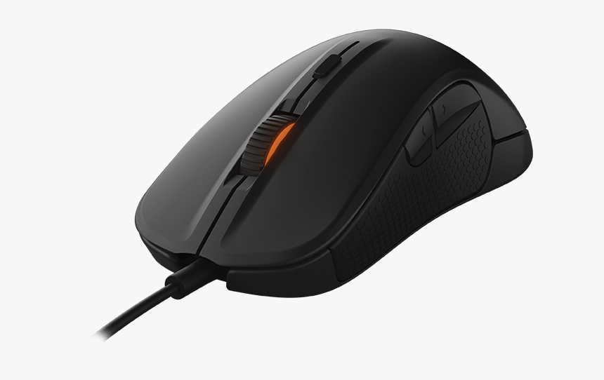 Rival 300 Black - Gamer Mouse 3 Side Buttons, HD Png Download, Free Download
