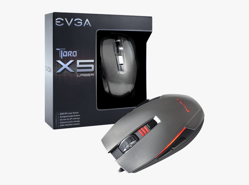 Mouse Evga Torq X5, HD Png Download, Free Download