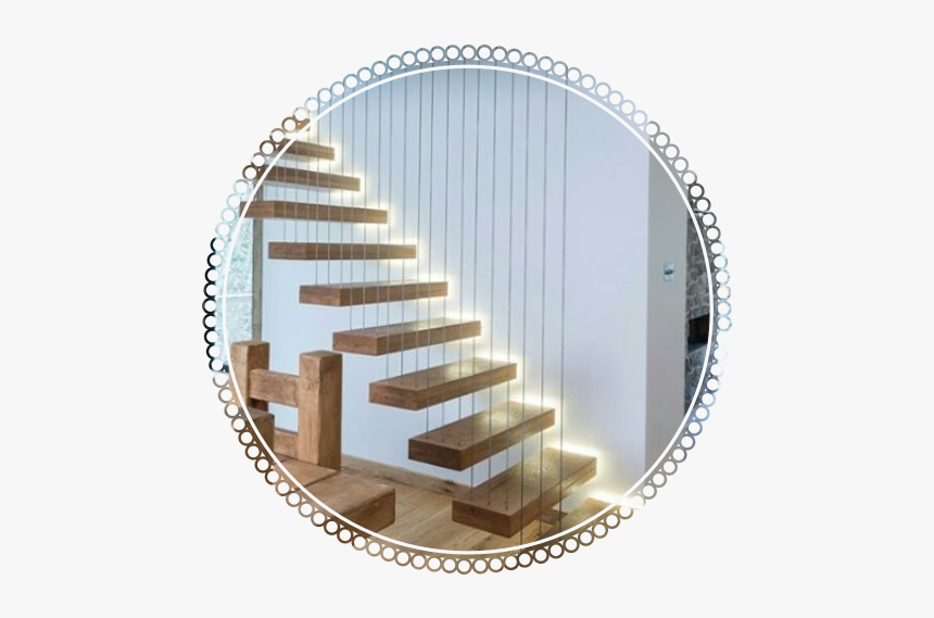 Vertical Wire Stair Railing, HD Png Download, Free Download