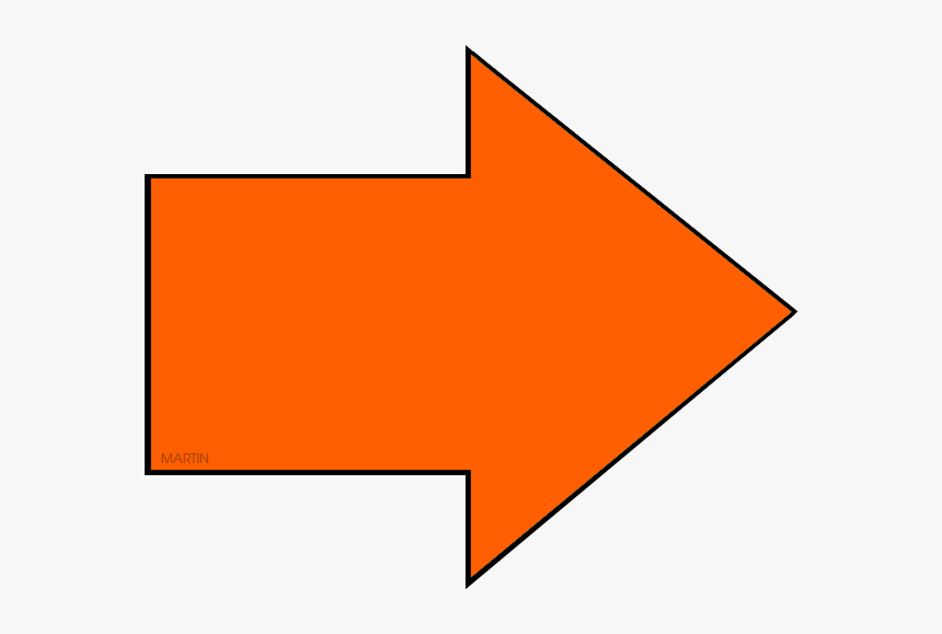 Orange Arrow, HD Png Download, Free Download