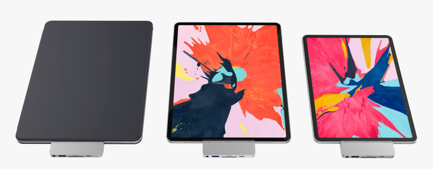 Hyperdrive Usb-c Hub Works With Both - Ipad Pro 2018 Usb C Hub, HD Png Download, Free Download