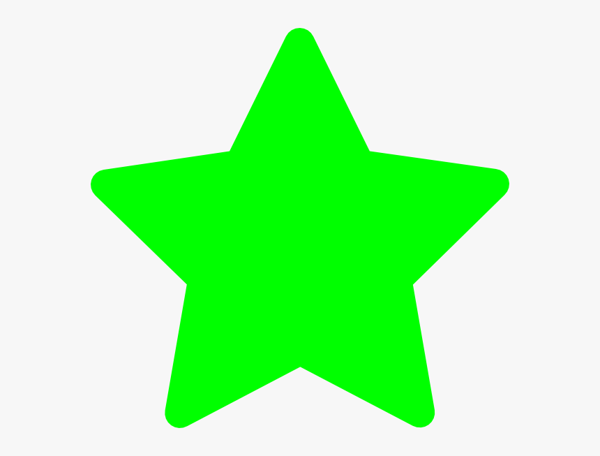 Green Up Arrow Png - Green Star Clip Art, Transparent Png, Free Download