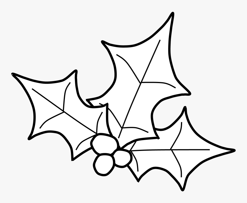 Transparent Holly Berries Png - Sketch, Png Download, Free Download