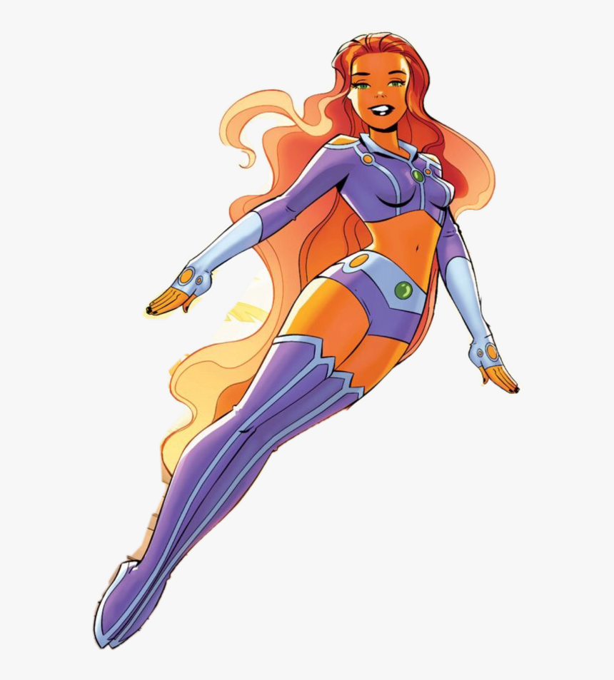 Starfire Sticker Dc Dccomics - Dc Comics Starfire Png, Transparent Png, Free Download