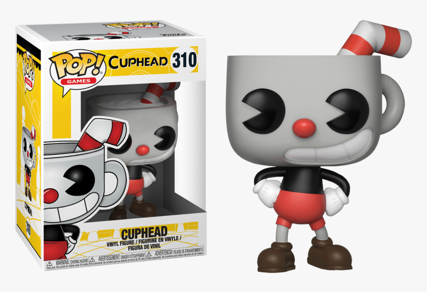 Cuphead Pop Vinyl Figure - Pop Vinyl Cuphead, HD Png Download, Free Download