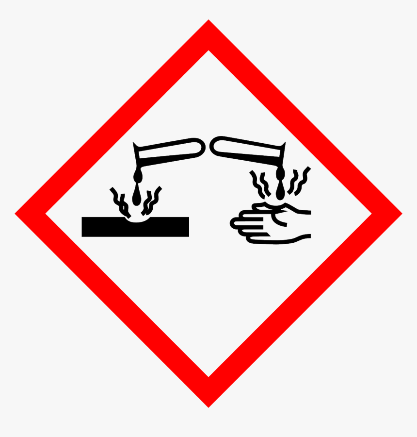 Chemical Hazard Corrosive, HD Png Download, Free Download