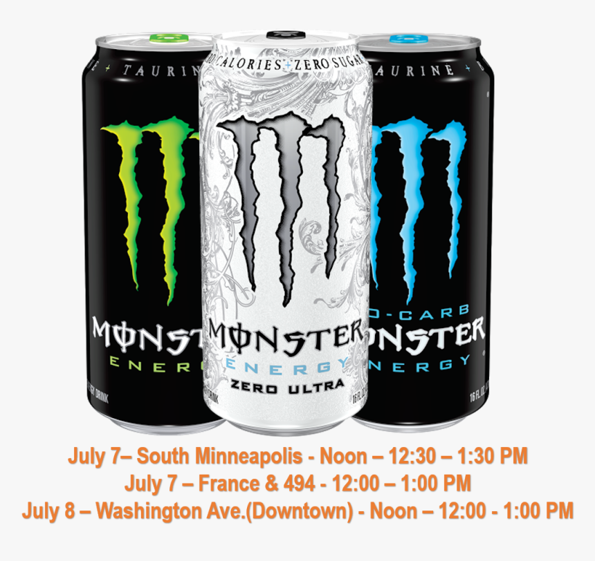 Monster Energy Drink Back, HD Png Download, Free Download