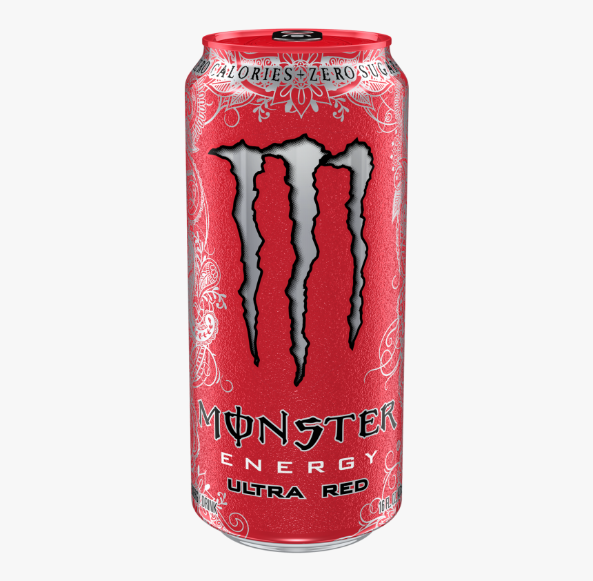 Red Monster Energy Drink, HD Png Download, Free Download
