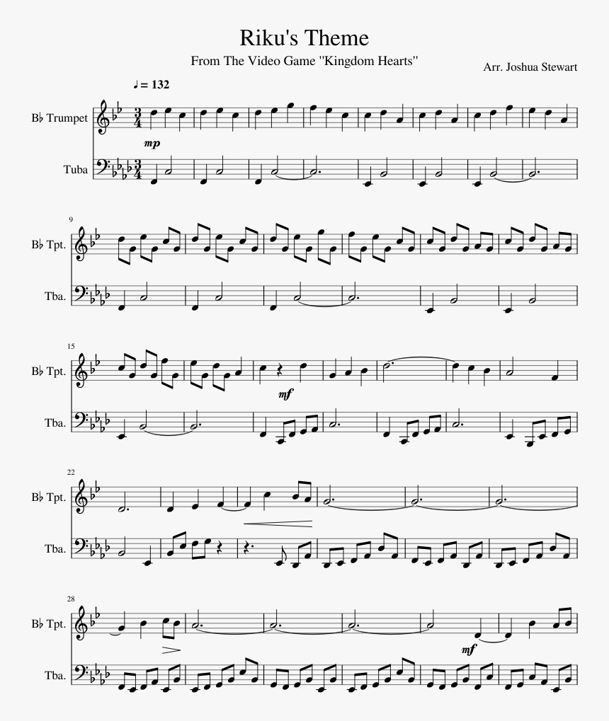 My Hero Academia Trumpet Sheet Music, HD Png Download, Free Download
